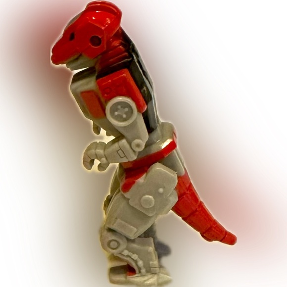 VTG 1994 #1 RED POWER RANGER MICRO MACHINES TYRANNOSAURUS DINOZORD JASON MORPHIN - Picture 6 of 11